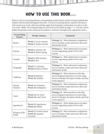 180 Days of Writing for Third Grade: Practice, Assess, Diagnose (180 Days of Practice) - Kristi Sturgeon [KSIĄŻKA]