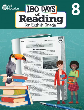 180 Days(tm) Reading for Eighth Grade: Practice, Assess, Diagnose (180 Days of Practice) - Monika Davies [KSIĄŻKA]