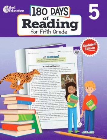 180 Days(tm) Reading for Fifth Grade, 2nd Edition: Practice, Assess, Diagnose (180 Days of Practice) - Kathy Kopp [KSIĄŻKA]