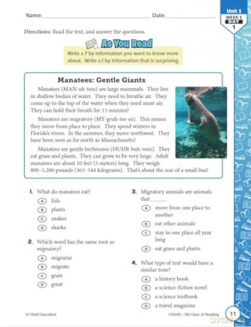 180 Days(tm) Reading for Fourth Grade, 2nd Edition: Practice, Assess, Diagnose (180 Days of Practice) - Curtis Slepian [KSIĄŻKA]