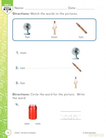 180 Days(tm) Reading for Kindergarten, 2nd Edition: Practice, Assess, Diagnose (180 Days of Practice) - Chandra Prough [KSIĄŻKA]