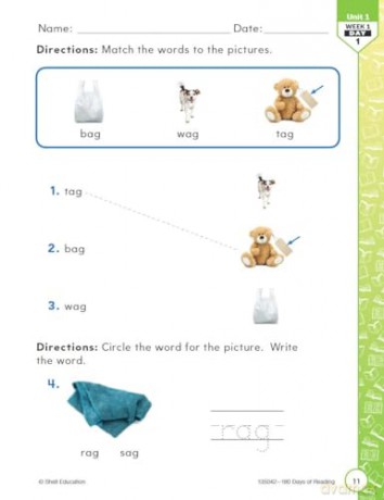 180 Days(tm) Reading for Kindergarten, 2nd Edition: Practice, Assess, Diagnose (180 Days of Practice) - Chandra Prough [KSIĄŻKA]