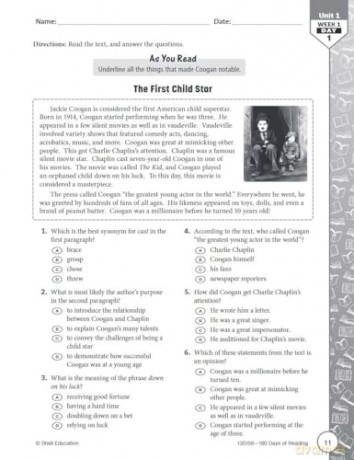 180 Days(tm) Reading for Seventh Grade: Practice, Assess, Diagnose (180 Days of Practice) - Joe Rhatigan [KSIĄŻKA]