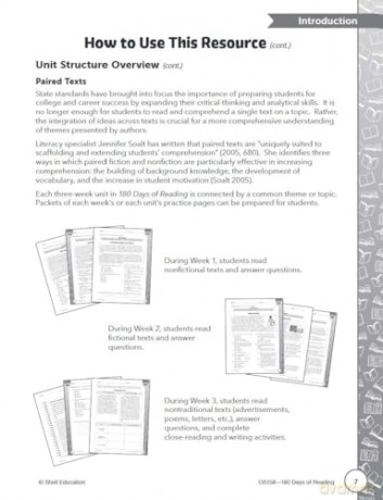 180 Days(tm) Reading for Seventh Grade: Practice, Assess, Diagnose (180 Days of Practice) - Joe Rhatigan [KSIĄŻKA]