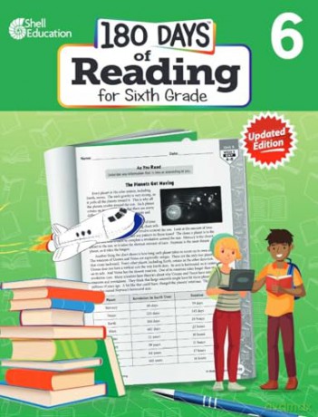 180 Days(tm) Reading for Sixth Grade, 2nd Edition: Practice, Assess, Diagnose (180 Days of Practice) - Joe Rhatigan [KSIĄŻKA]