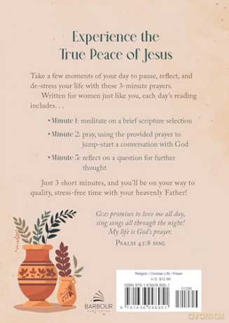180 Prayers for a Peaceful Spirit: 3-Minute Prayers to Relieve Stress (3-Minute Devotions) - Janice Thompson [KSIĄŻKA]