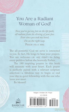 180 Prayers for a Radiant Faith: Meditations for Women - Compiled by Barbour Staff [KSIĄŻKA]