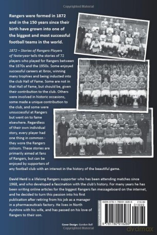1872 - Stories of Rangers Players of Yesteryear - David Herd [KSIĄŻKA]