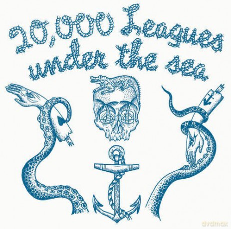 20,000 Leagues Under The Sea - By Jules Verne with Music by Jonny Trunk On LP - Jules Verne [KSIĄŻKA]