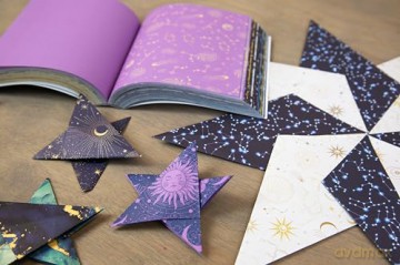 333 Origami Sheets AstroMagic Designs: High-Quality Double-Sided Paper Pack Book [KSIĄŻKA]