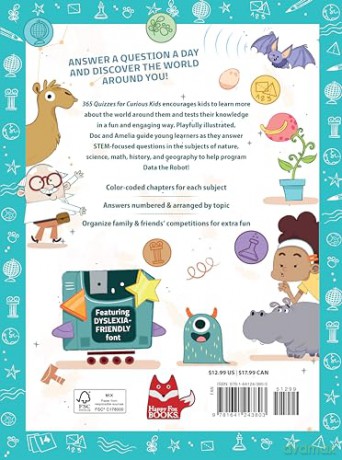 365 Quizzes for Curious Kids: Super Fun Math, Logic and General Knowledge Q&A - Paola Misesti [KSIĄŻKA]
