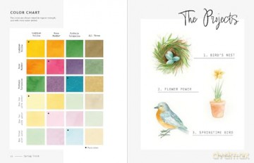 3-Colour Watercolour: 30 colour-mixing masterpieces - Katie Putt [KSIĄŻKA]