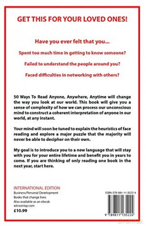 50 Ways to Read Anyone, Anywhere, Anytime (1) (Arts of Physiognomy Trilogy) - Tay Winson [KSIĄŻKA]