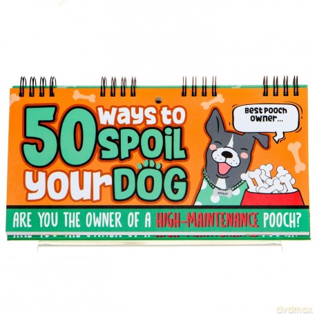 50 Ways To Spoil Your Dog Flipbook: Boxer Gifts Funny Dog Owner Gifts - Bee Three Books [KSIĄŻKA]