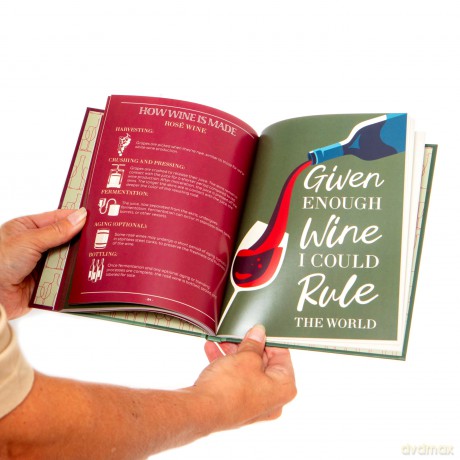 50 Wines You Need To Try Gift Book: Sipper To Sommelier - Wine Gift Book - Bee Three Books [KSIĄŻKA]