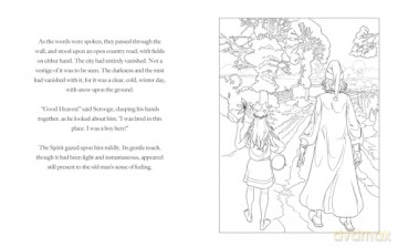 A Christmas Carol Colouring Book (Arcturus Creative Colouring) - Martin Bustamante [KSIĄŻKA]