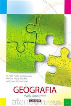 GEOGRAFIA - Mapy konturowe [KSIĄŻKA]