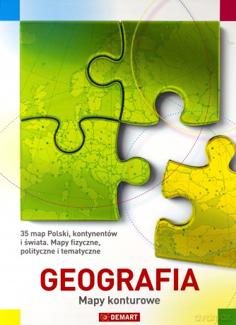 GEOGRAFIA - Mapy konturowe [KSIĄŻKA]