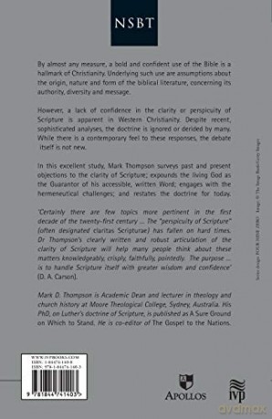 A Clear and present word: The Clarity Of Scripture (New Studies in Biblical Theology) - Mark D Thompson [KSIĄŻKA]