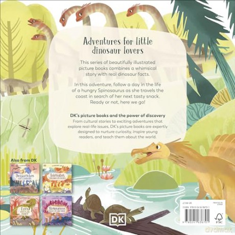 A Dinosaur's Day: Spinosaurus Makes a Splash - Elizabeth Gilbert Bedia [KSIĄŻKA]