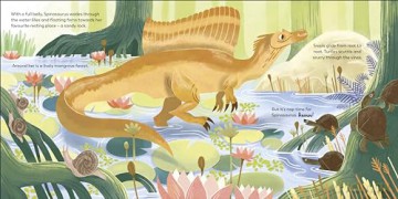 A Dinosaur's Day: Spinosaurus Makes a Splash - Elizabeth Gilbert Bedia [KSIĄŻKA]