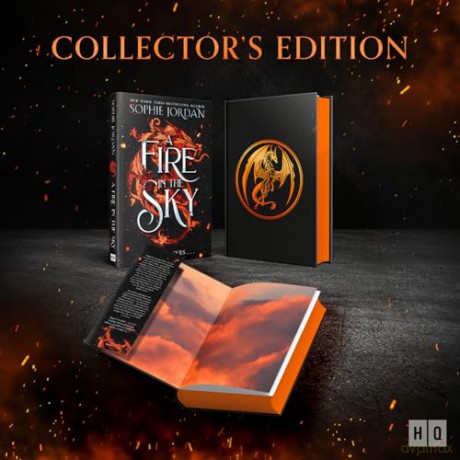 A Fire in the Sky: Don't miss the brand-new sizzling enemies to lovers romantasy full of adventure, dragons, and magic in 2024! - Sophie Jordan [KSIĄŻKA]