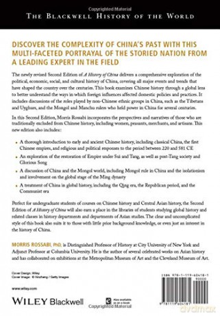 A History of China, 2nd Edition (Blackwell History of the World) - Morris Rossabi [KSIĄŻKA]