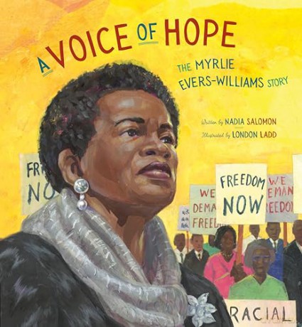 A Voice of Hope: The Myrlie Evers-Williams Story - Nadia Salomon [KSIĄŻKA]