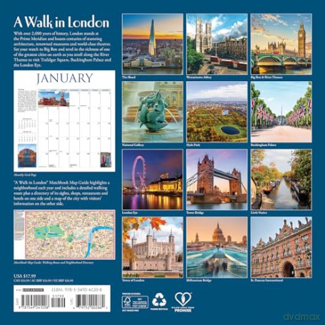 A Walk in London 2025 Wall [KSIĄŻKA]