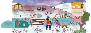 A Walk in Winter: Lift the flaps to reveal the secrets of the season - Ladybird [KSIĄŻKA]