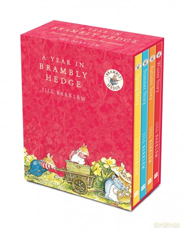 A Year in Brambly Hedge: Celebrating forty years of Brambly Hedge with this beautiful storybook gift set - Jill Barklem [KSIĄŻKA]