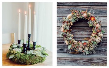 A Year of Flower Wreaths: Simple Projects for All Seasons - Malin Björkholm [KSIĄŻKA]