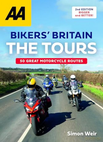 AA Bikers' Britain - The Tours: Great Motorbike Rides (AA) - Spiral-bound - Simon Wier [KSIĄŻKA]