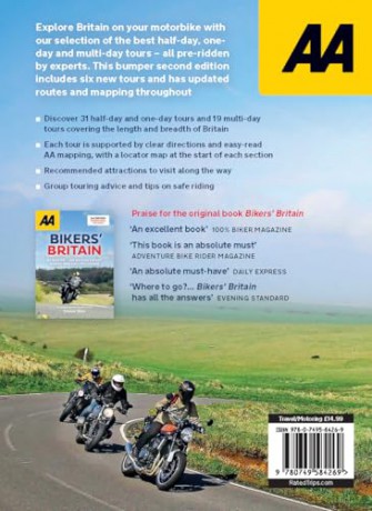 AA Bikers' Britain - The Tours: Great Motorbike Rides (AA) - Spiral-bound - Simon Wier [KSIĄŻKA]