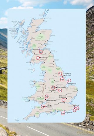 AA Bikers' Britain - The Tours: Great Motorbike Rides (AA) - Spiral-bound - Simon Wier [KSIĄŻKA]