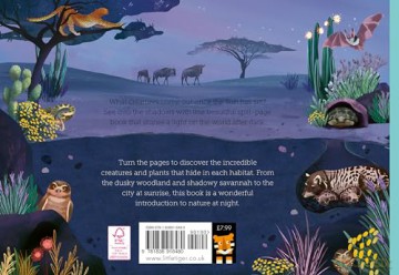Above and Below: Dusk till Dawn: Lift the flaps to see nature's wonders unfold - Harriet Evans [KSIĄŻKA]