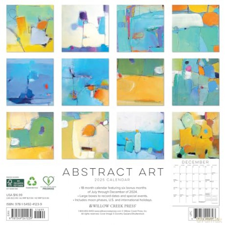 Abstract Art 2025 Wall [KSIĄŻKA]