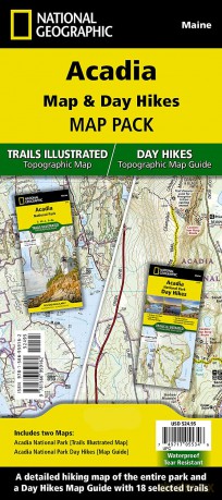 Acadia National Day Hikes and National Park Bundle (National Geographic Trails Illustrated Map) - National Geographic Maps [KSIĄŻKA]