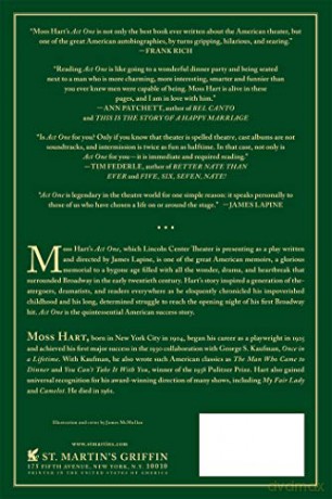 Act One: An Autobiography - Moss Hart [KSIĄŻKA]
