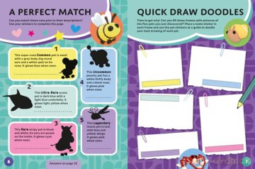 Adopt Me! Cute Creations Sticker Book: The perfect Activity Book for fans of Number 1 favourite online game, Adopt Me! Ideal for ages 7-11 - Uplift Games [KSIĄŻKA]