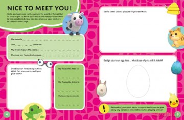 Adopt Me! Cute Creations Sticker Book: The perfect Activity Book for fans of Number 1 favourite online game, Adopt Me! Ideal for ages 7-11 - Uplift Games [KSIĄŻKA]