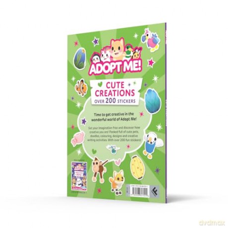 Adopt Me! Cute Creations Sticker Book: The perfect Activity Book for fans of Number 1 favourite online game, Adopt Me! Ideal for ages 7-11 - Uplift Games [KSIĄŻKA]