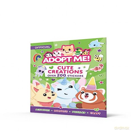 Adopt Me! Cute Creations Sticker Book: The perfect Activity Book for fans of Number 1 favourite online game, Adopt Me! Ideal for ages 7-11 - Uplift Games [KSIĄŻKA]