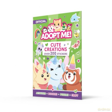 Adopt Me! Cute Creations Sticker Book: The perfect Activity Book for fans of Number 1 favourite online game, Adopt Me! Ideal for ages 7-11 - Uplift Games [KSIĄŻKA]