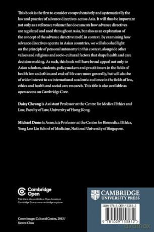 Advance Directives Across Asia: A Comparative Socio-legal Analysis - Daisy Cheung [KSIĄŻKA]