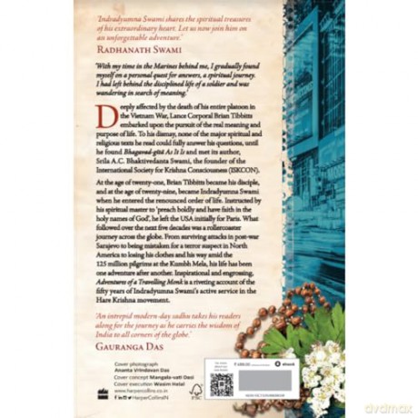 Adventures Of A Travelling Monk: A Memoir - Indradyumna Swami [KSIĄŻKA]