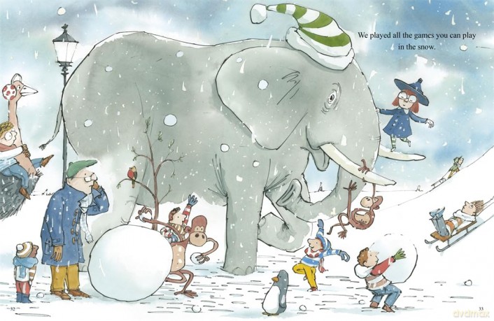 Adventures with Grandad: Four seasonal stories in one stunning treasury! - Sam Usher [KSIĄŻKA]