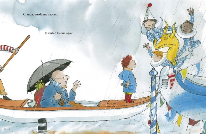 Adventures with Grandad: Four seasonal stories in one stunning treasury! - Sam Usher [KSIĄŻKA]