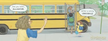 After a While, Crocodile: A Lift-the-Flap Picture Book of Wordplay - Brad Sneed [KSIĄŻKA]