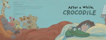After a While, Crocodile: A Lift-the-Flap Picture Book of Wordplay - Brad Sneed [KSIĄŻKA]